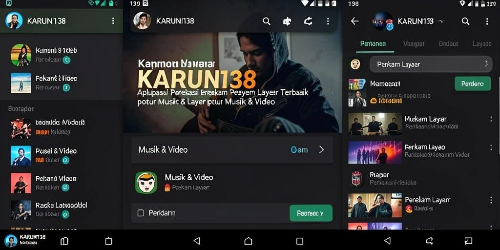 Tampilan antarmuka KARUN138 yang sederhana dan fungsional.