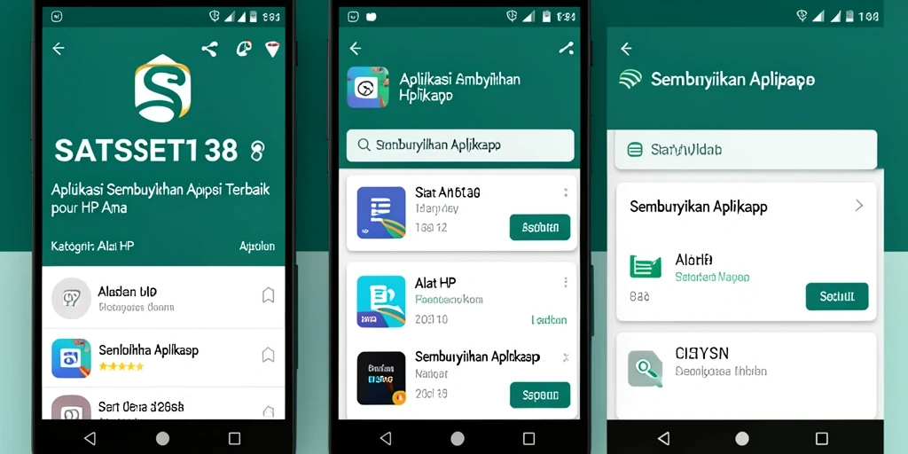 Tampilan antarmuka aplikasi SATSET138 yang sederhana dan efektif.