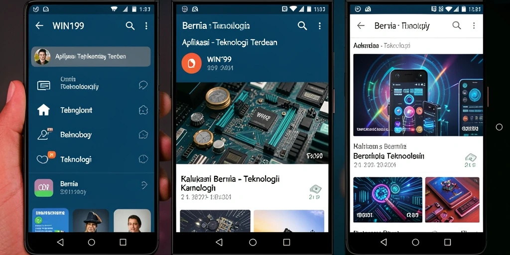 Tampilan antarmuka <strong>WIN199</strong> yang modern dan fungsional.